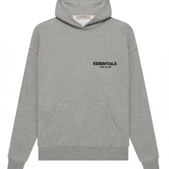 Fear of God Dark Essentials Oatmeal Hoodie - Picture 2 of 2